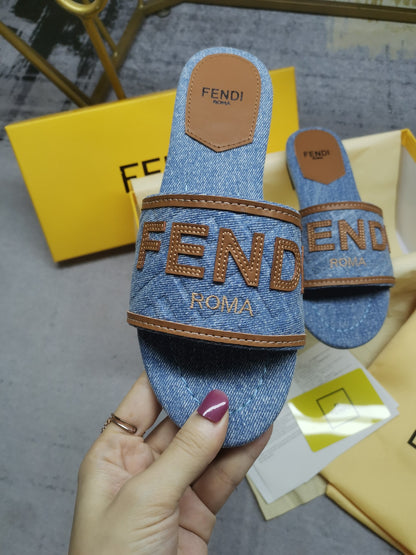 Fendi Embroidered Canvas Sneakers
