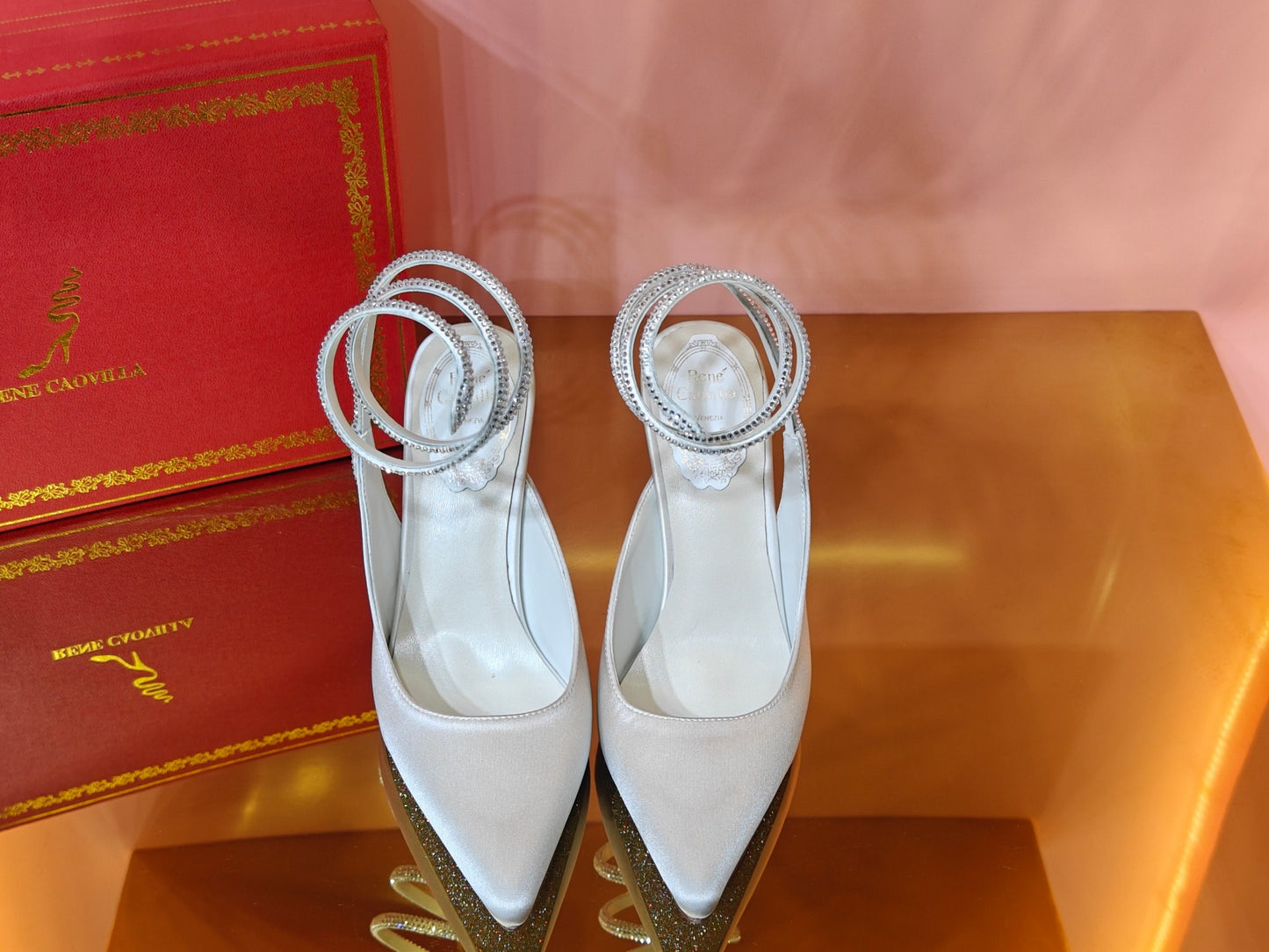 René Caovilla Cleo Silk Slingbacks – 23SS