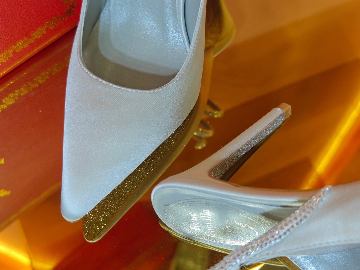 René Caovilla Cleo Silk Slingbacks – 23SS