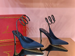 René Caovilla Cleo Silk Slingbacks – 23SS