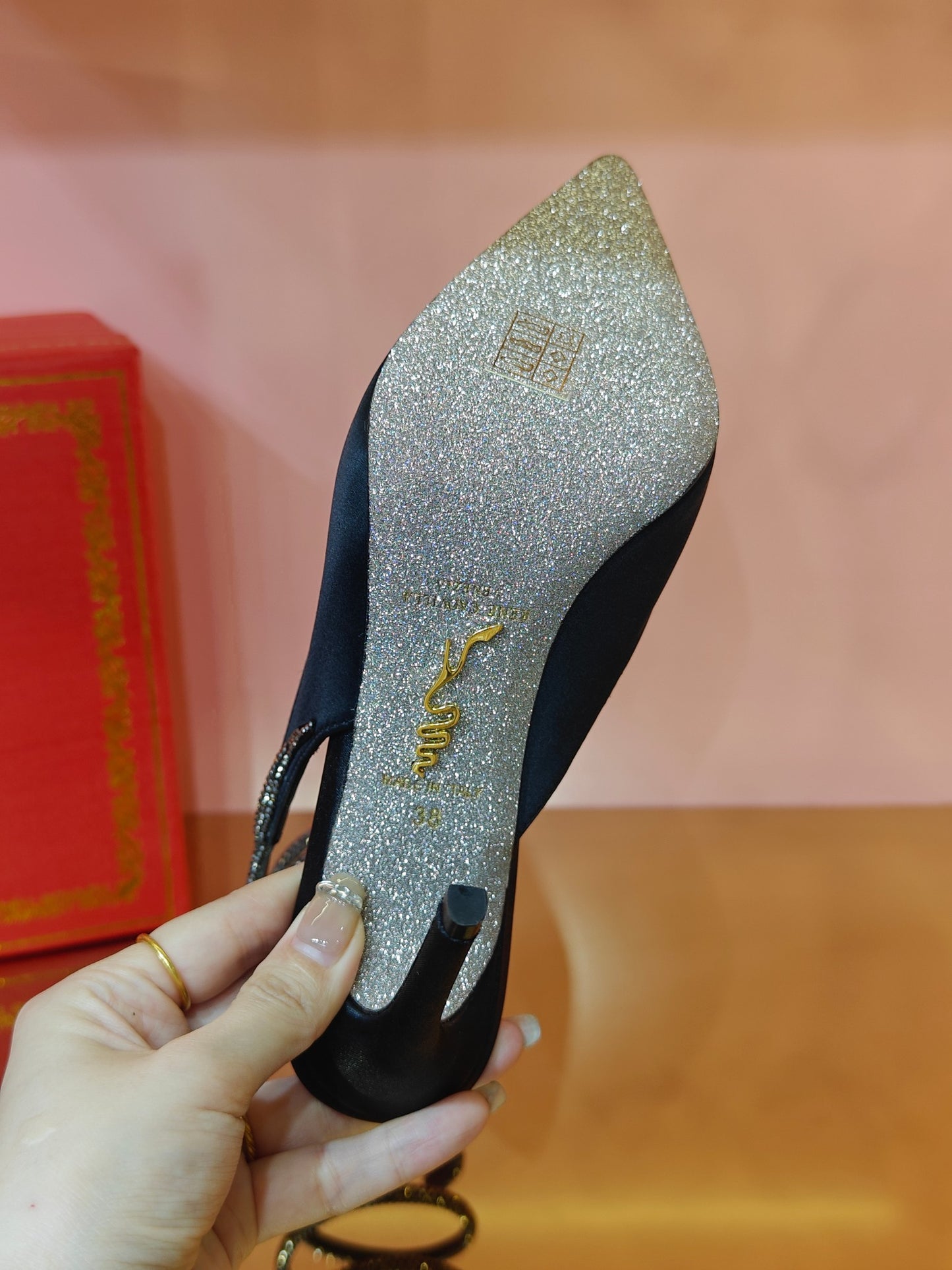 René Caovilla Cleo Silk Slingbacks – 23SS