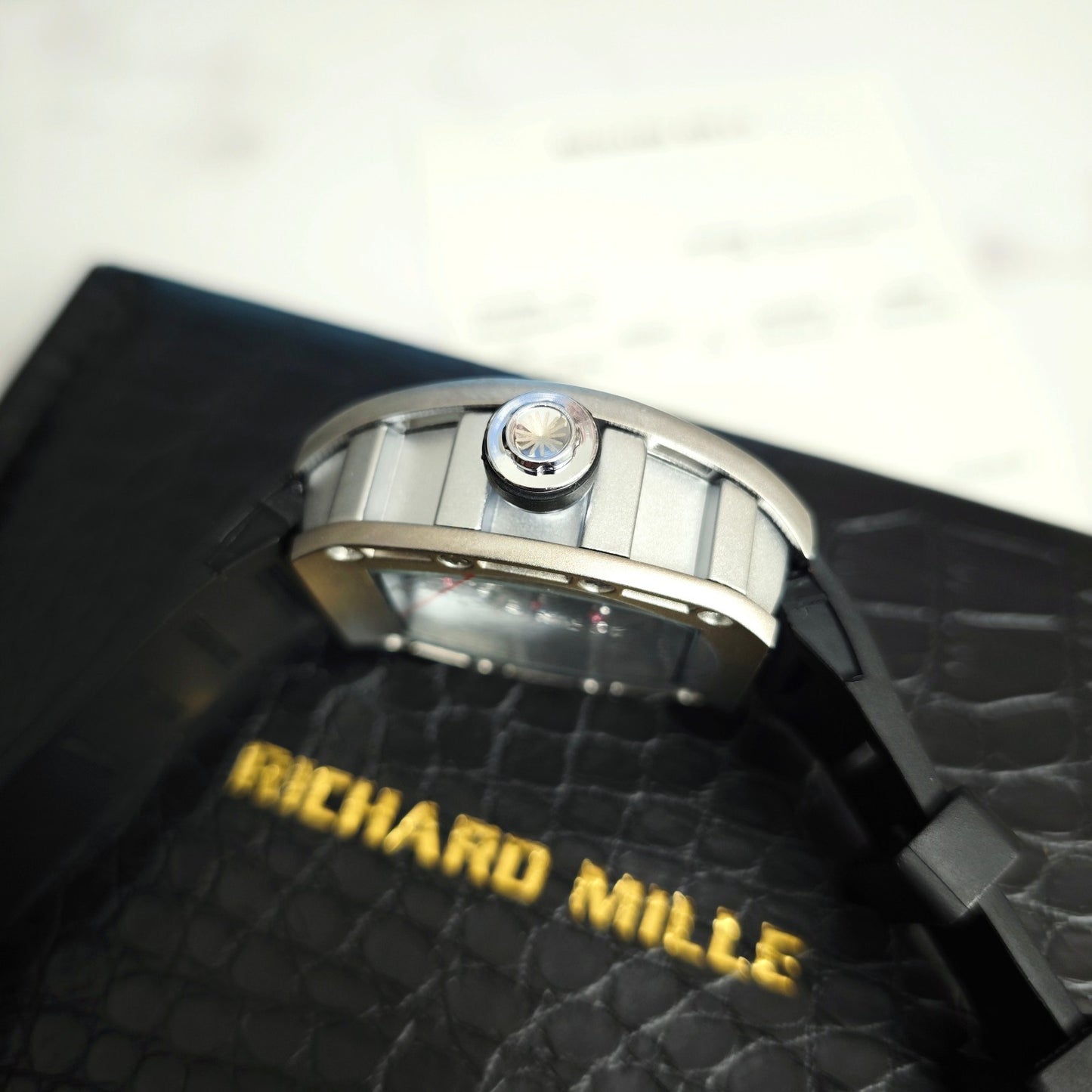 Richard Mille RM052 Series Skeleton Skull Automatic Quartz Watch