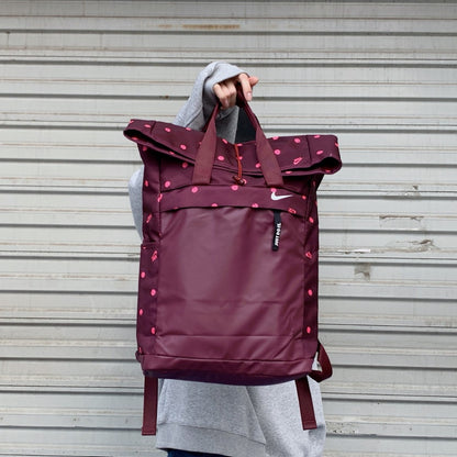 Nike High-Version Roll-Top Unisex Backpack Handbag
