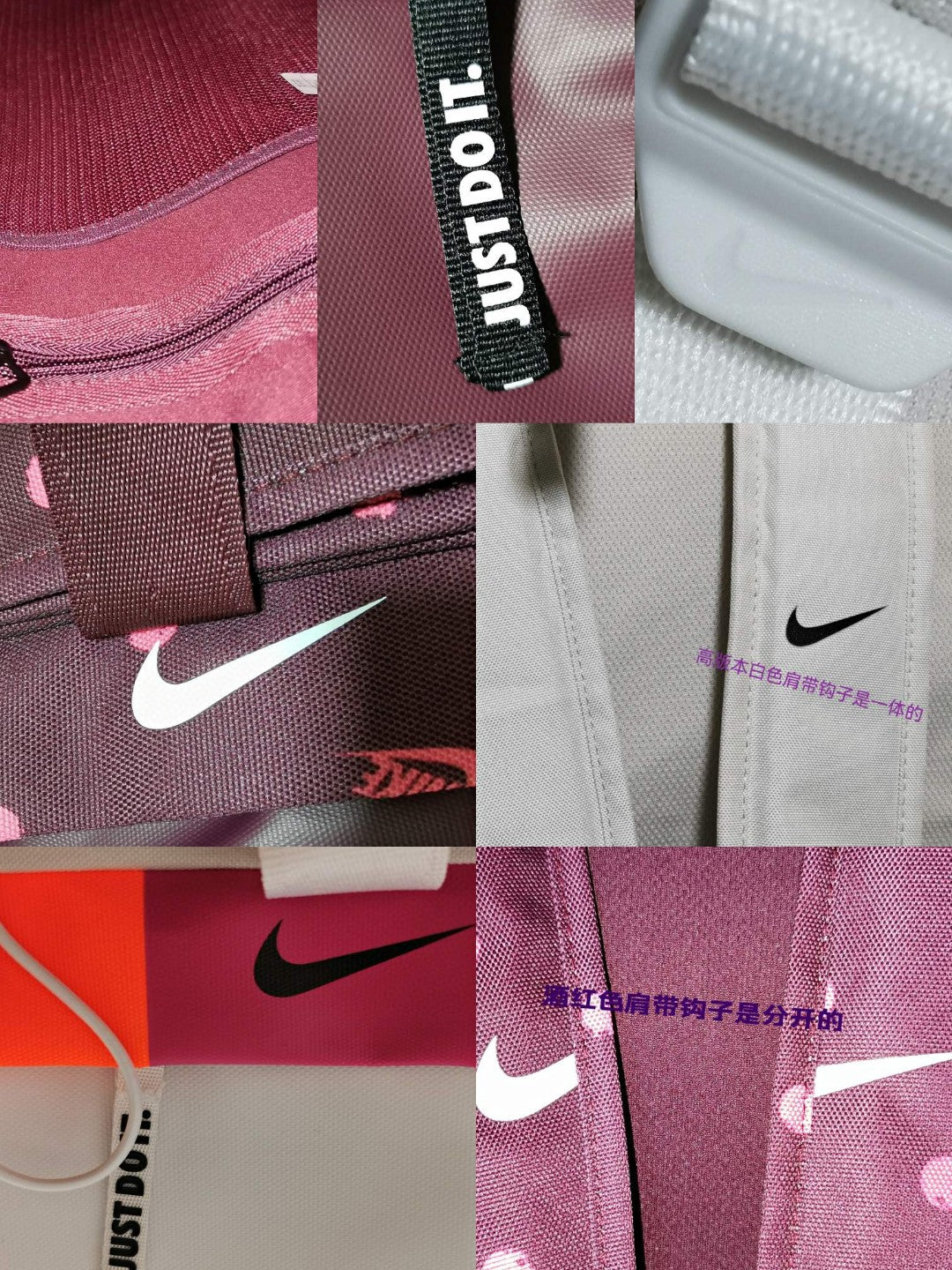Nike High-Version Roll-Top Unisex Backpack Handbag