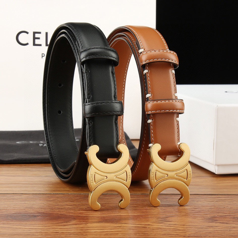 Celine Women's Leather Belt