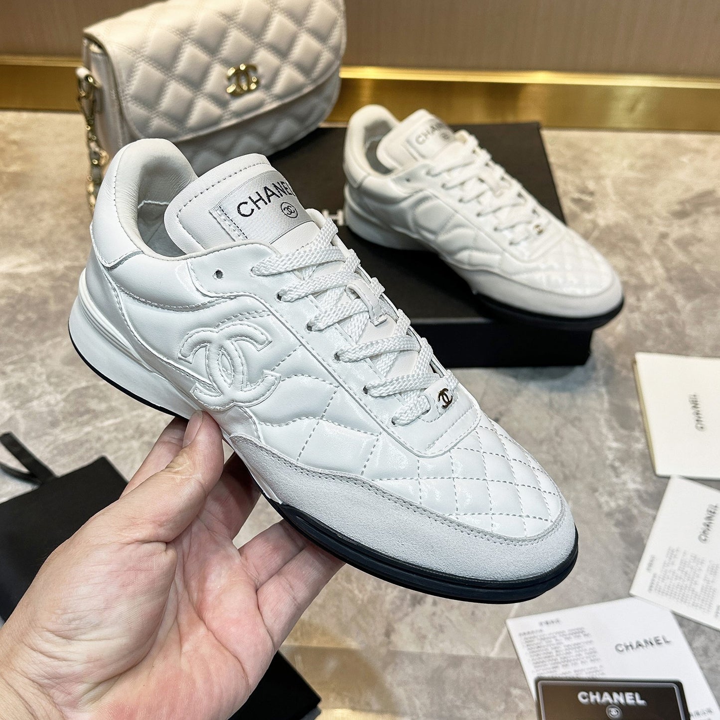 Chanel Top-Tier Casual Sports Sneakers – 2024 Collection