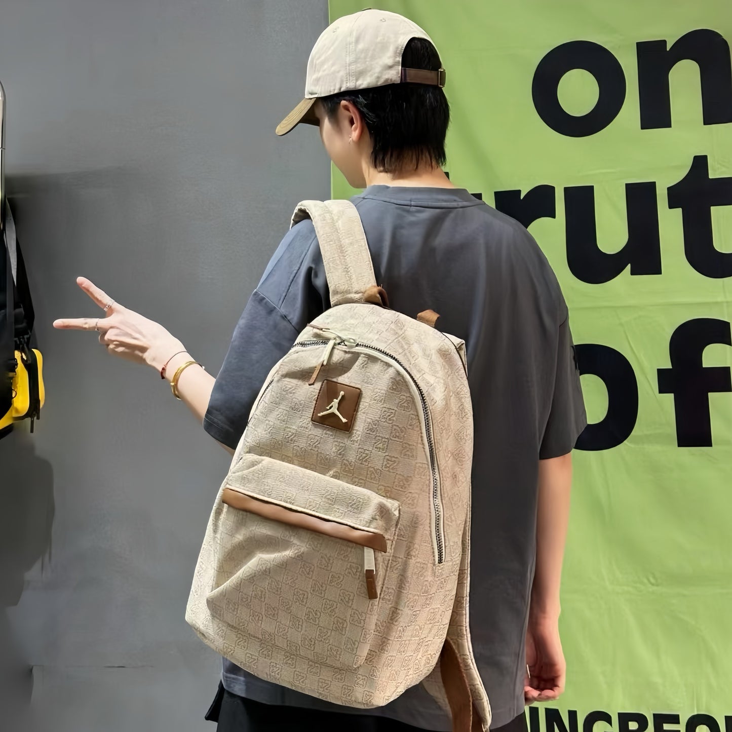 Jordan Monogram Canvas Unisex Backpack