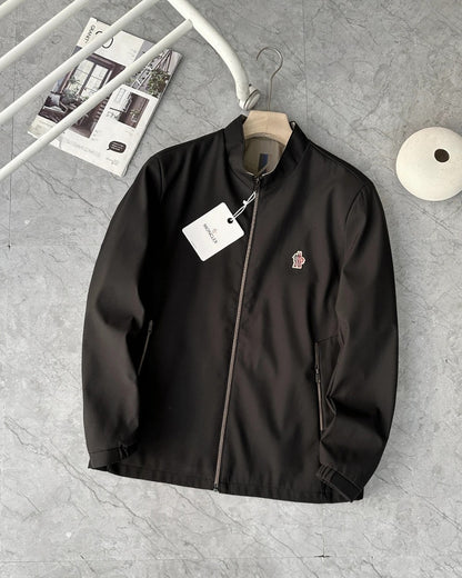 Moncler Stand Collar Logo Jacket – 2025 Fall Collection