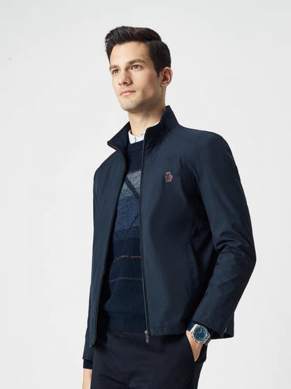 Moncler Stand Collar Logo Jacket – 2025 Fall Collection