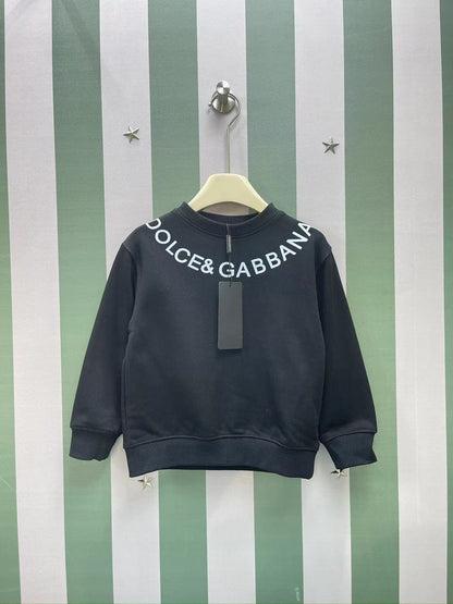 Dolce & Gabbana Kids Round Neck Sweatshirt – Kids Collection – 25FW