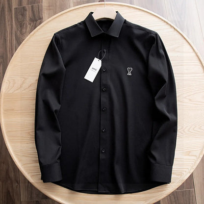 AMI Paris Ami de Coeur Long Sleeve Shirt – Autumn Collection