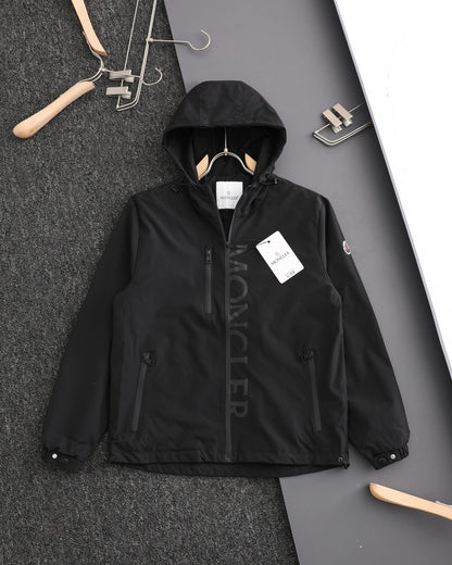 Moncler Classic Printed Hooded Windbreaker Jacket – SS24 Autumn Collection