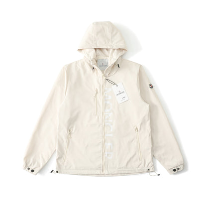 Moncler Classic Printed Hooded Windbreaker Jacket – SS24 Autumn Collection