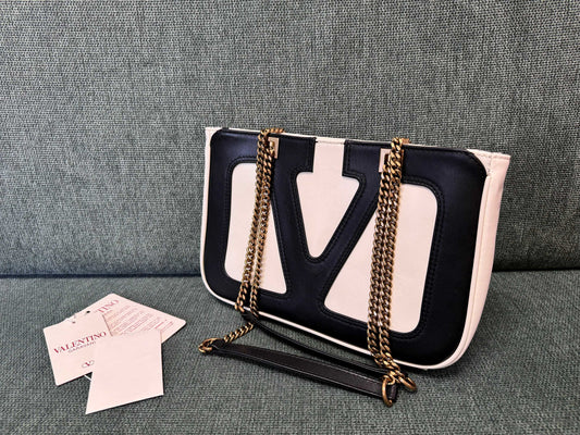 Valentino VLogo Signature Sliding Chain Handbag