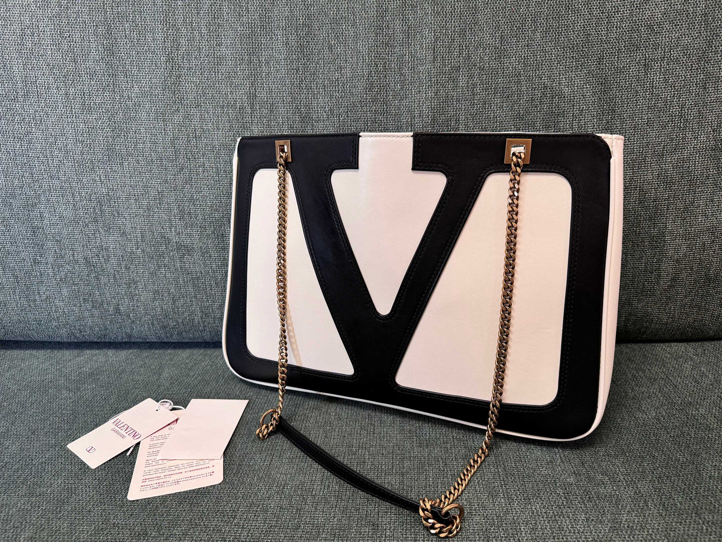 Valentino VLogo Signature Sliding Chain Handbag