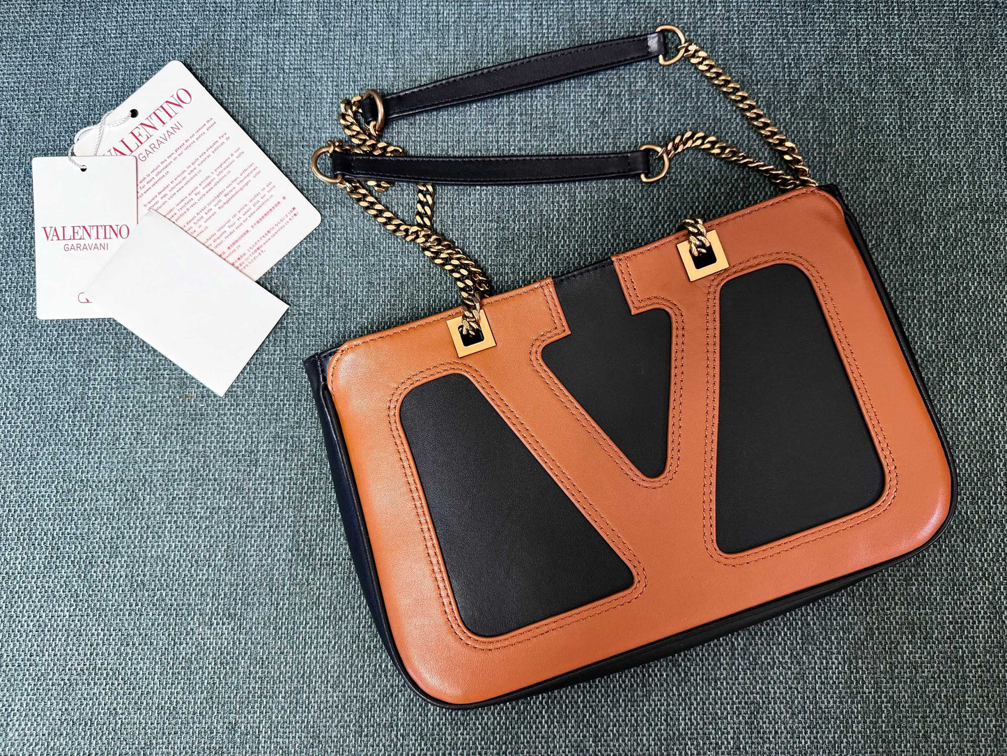 Valentino VLogo Signature Sliding Chain Handbag