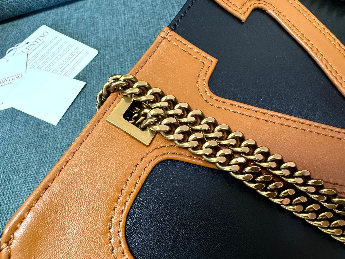 Valentino VLogo Signature Sliding Chain Handbag