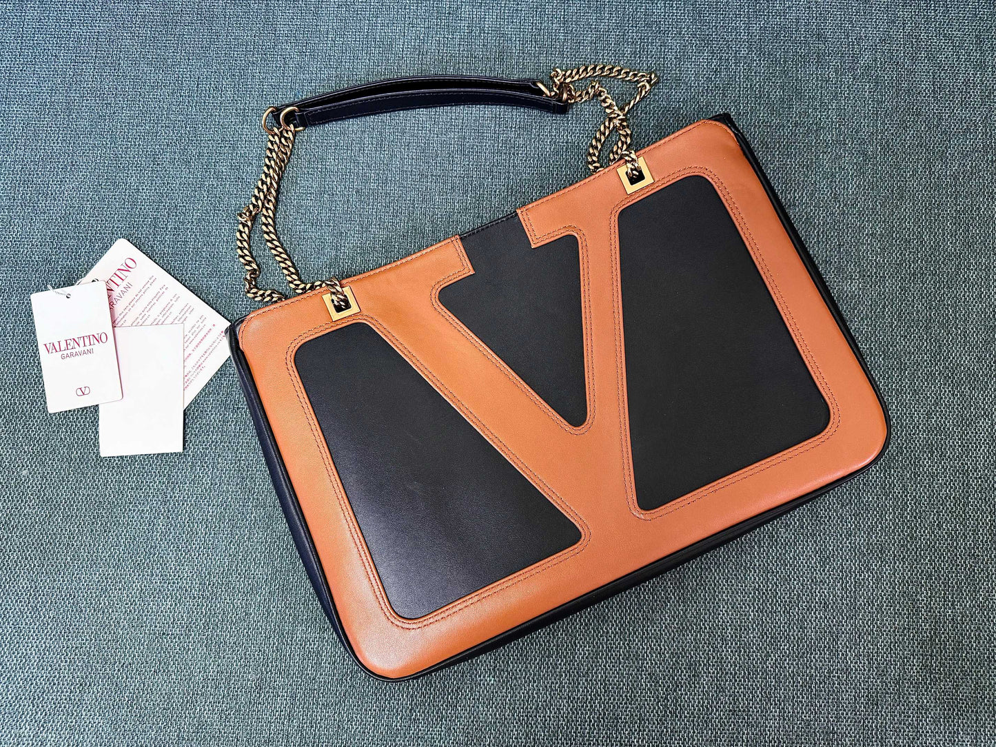 Valentino VLogo Signature Sliding Chain Handbag