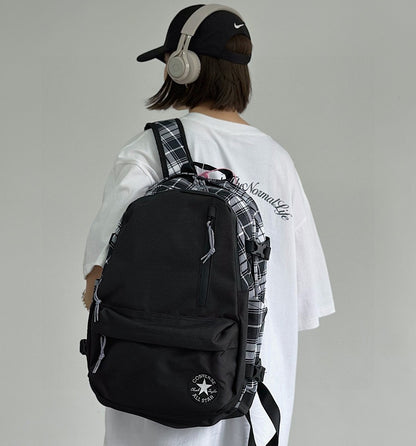 Converse Plaid Convertible Backpack