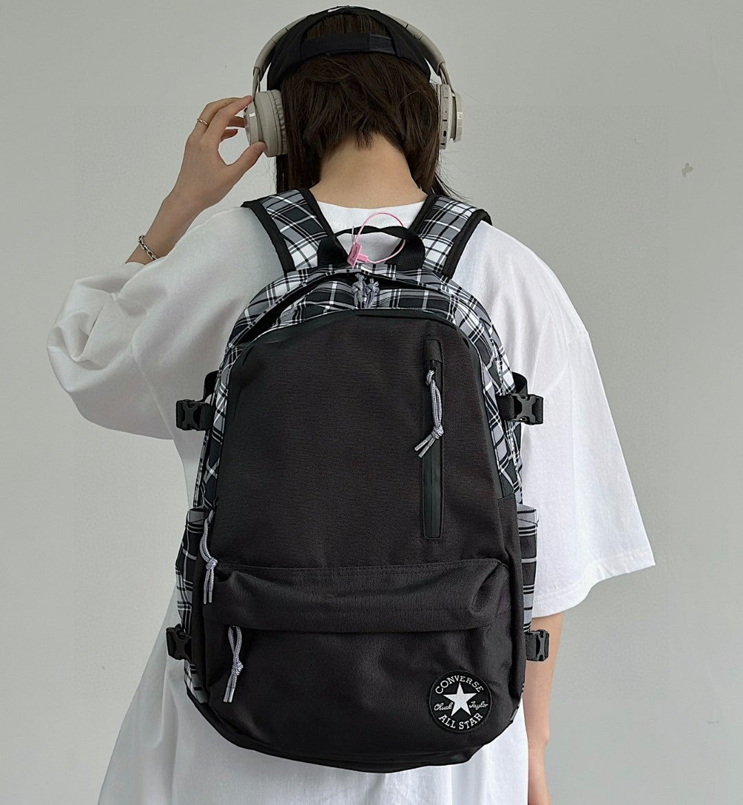 Converse Plaid Convertible Backpack