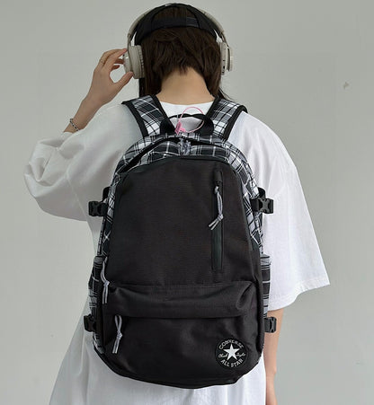Converse Plaid Convertible Backpack