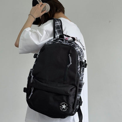 Converse Plaid Convertible Backpack