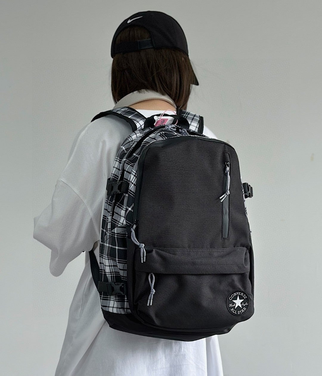 Converse Plaid Convertible Backpack
