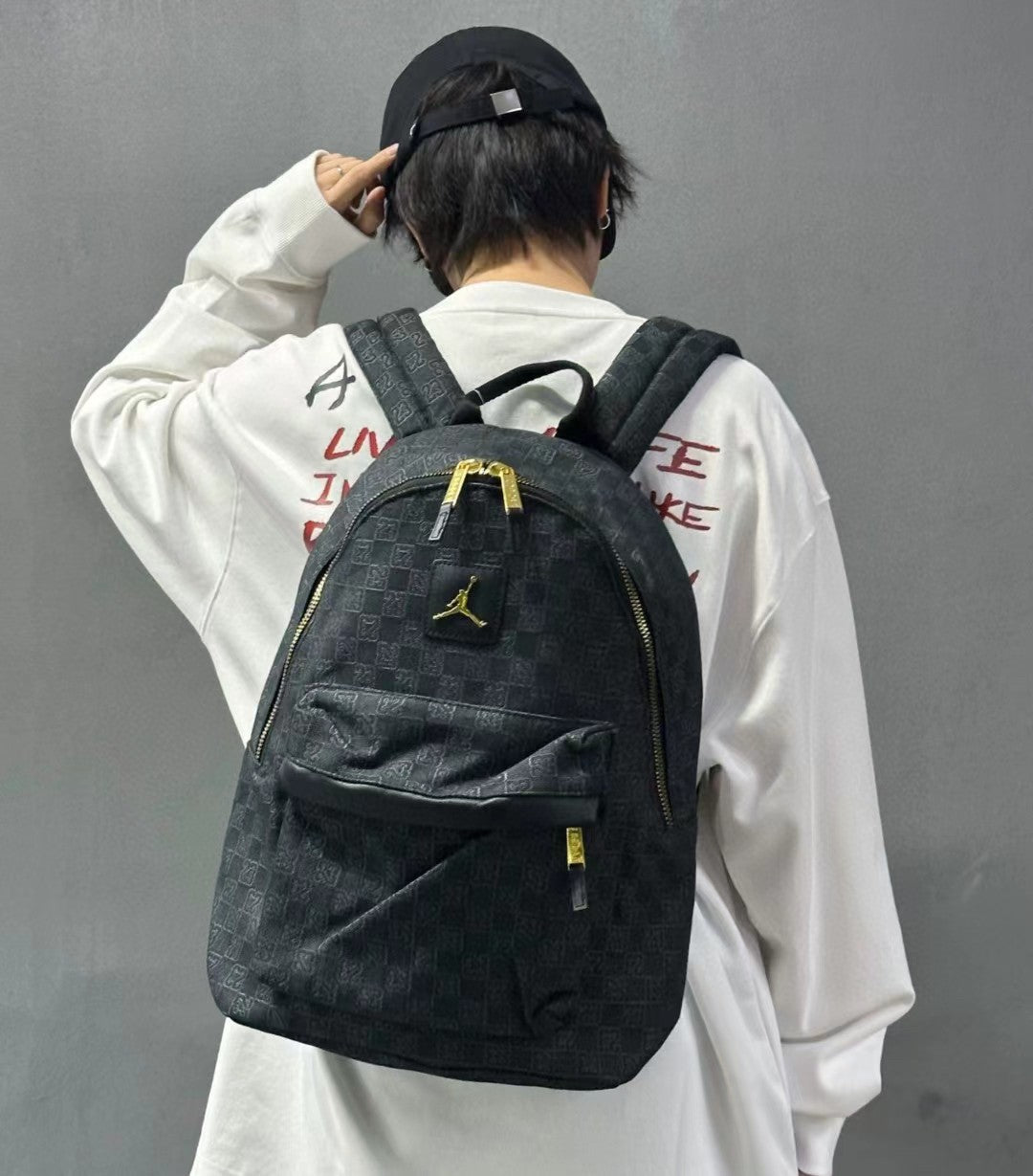 Jordan Monogram Canvas Unisex Backpack