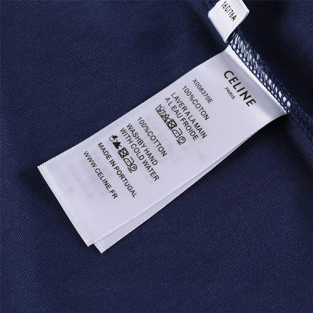 Celine Classic Letter Print Hooded Sweatshirt