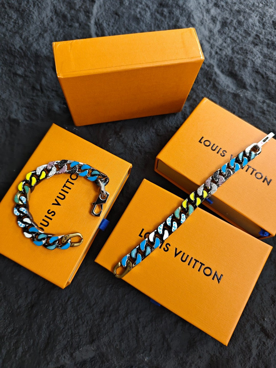 Louis Vuitton LV Chain Links Colorful Bracelet