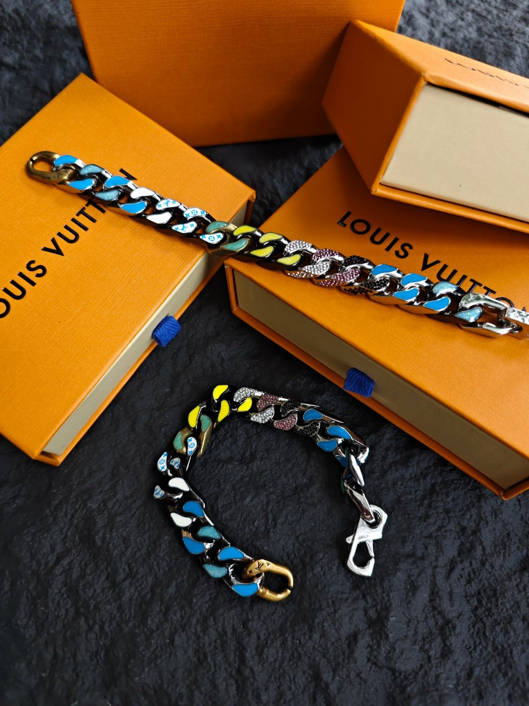 Louis Vuitton LV Chain Links Colorful Bracelet