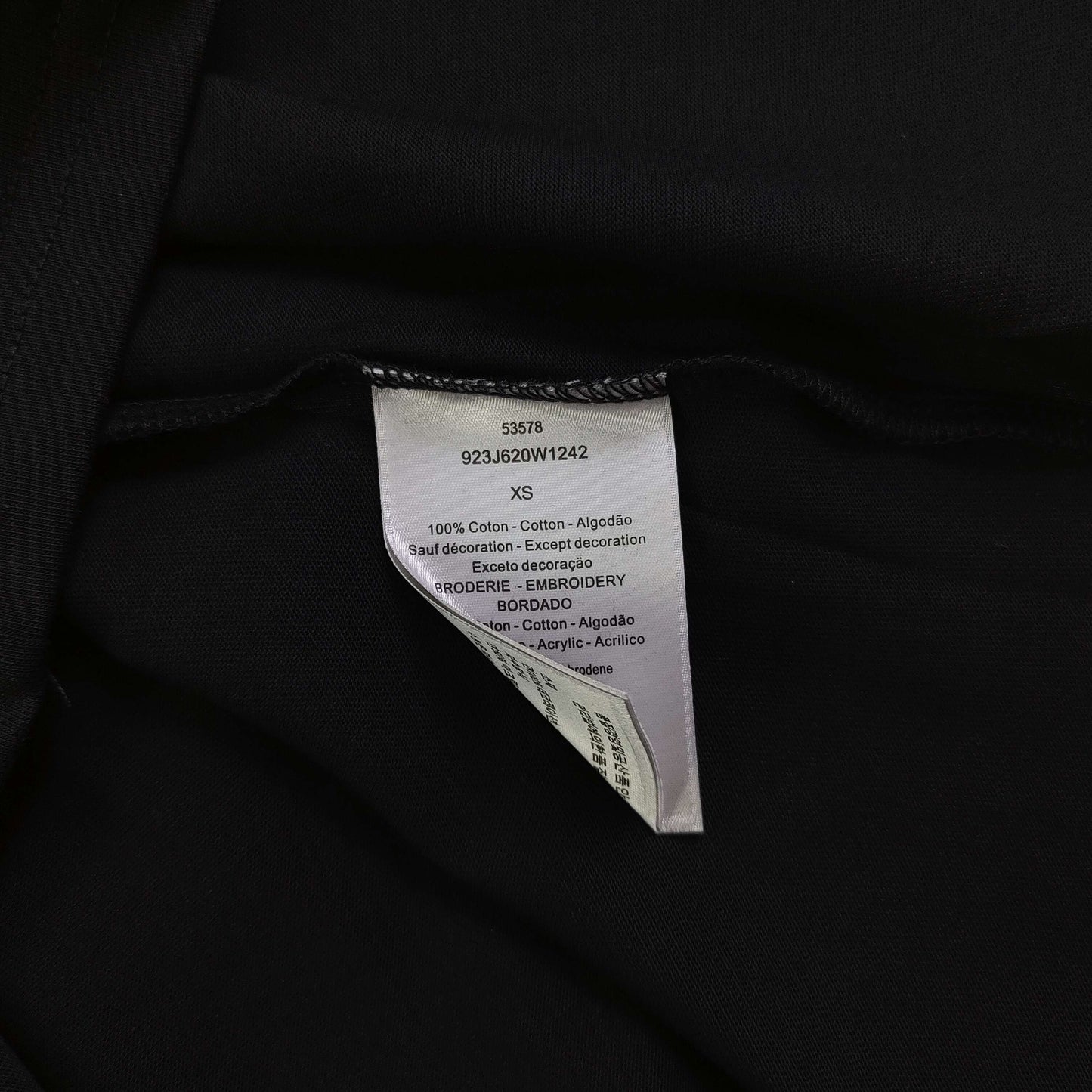 Dior Embroidered Letter Patch T-Shirt – 2025 Collection