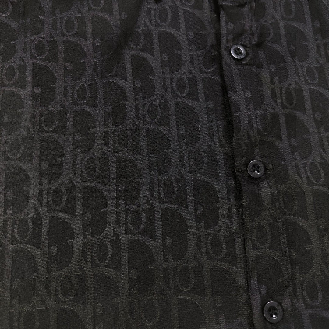 Dior Classic Oblique Jacquard Long-Sleeve Shirt – 2025SS