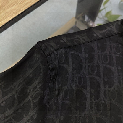 Dior Classic Oblique Jacquard Long-Sleeve Shirt – 2025SS