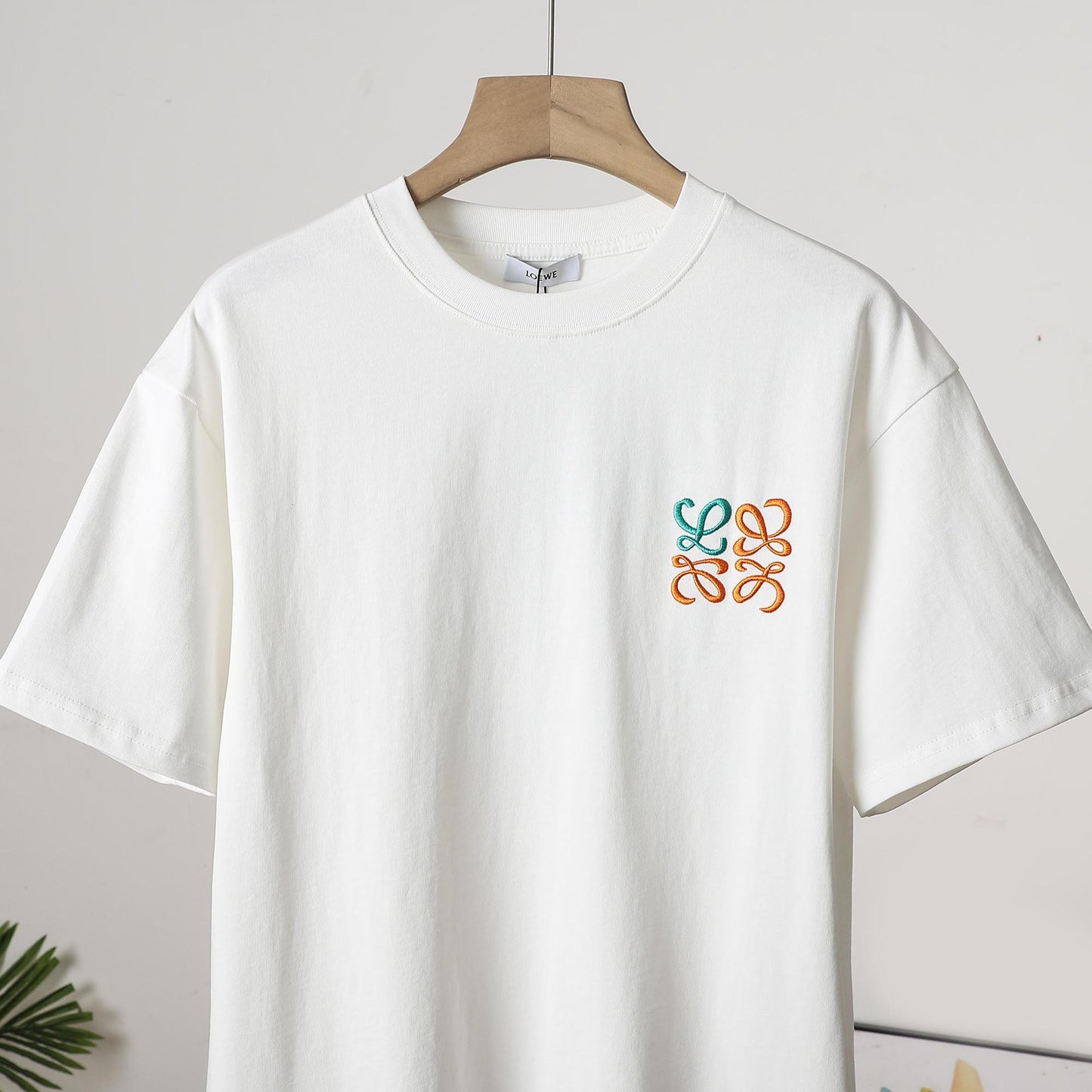 Loewe Colorful Embroidered Short-Sleeve T-Shirt – 2023 Summer Collection