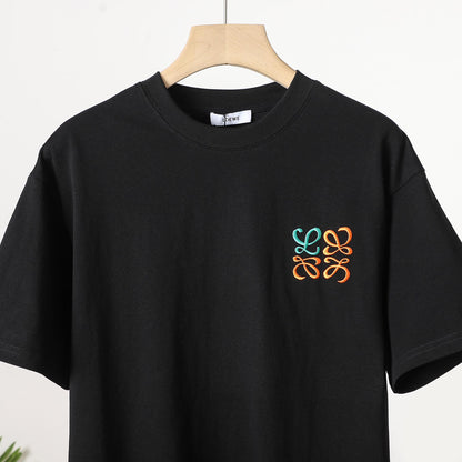 Loewe Colorful Embroidered Short-Sleeve T-Shirt – 2023 Summer Collection