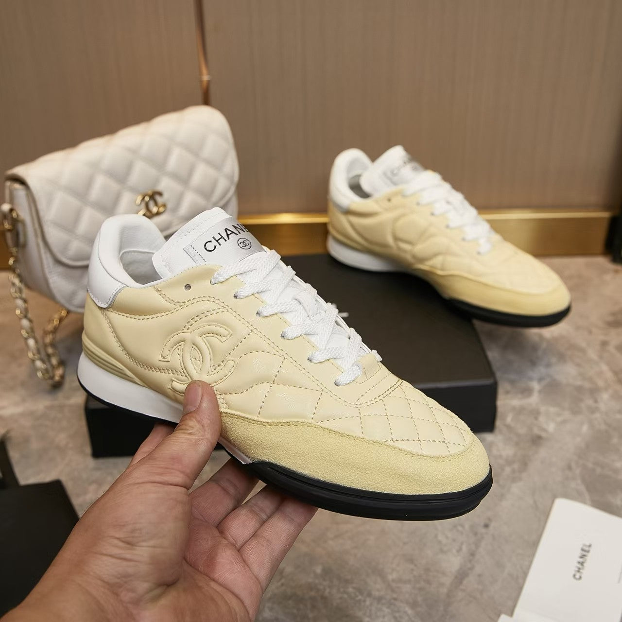 Chanel Top-Tier Casual Sports Sneakers – 2024 Collection