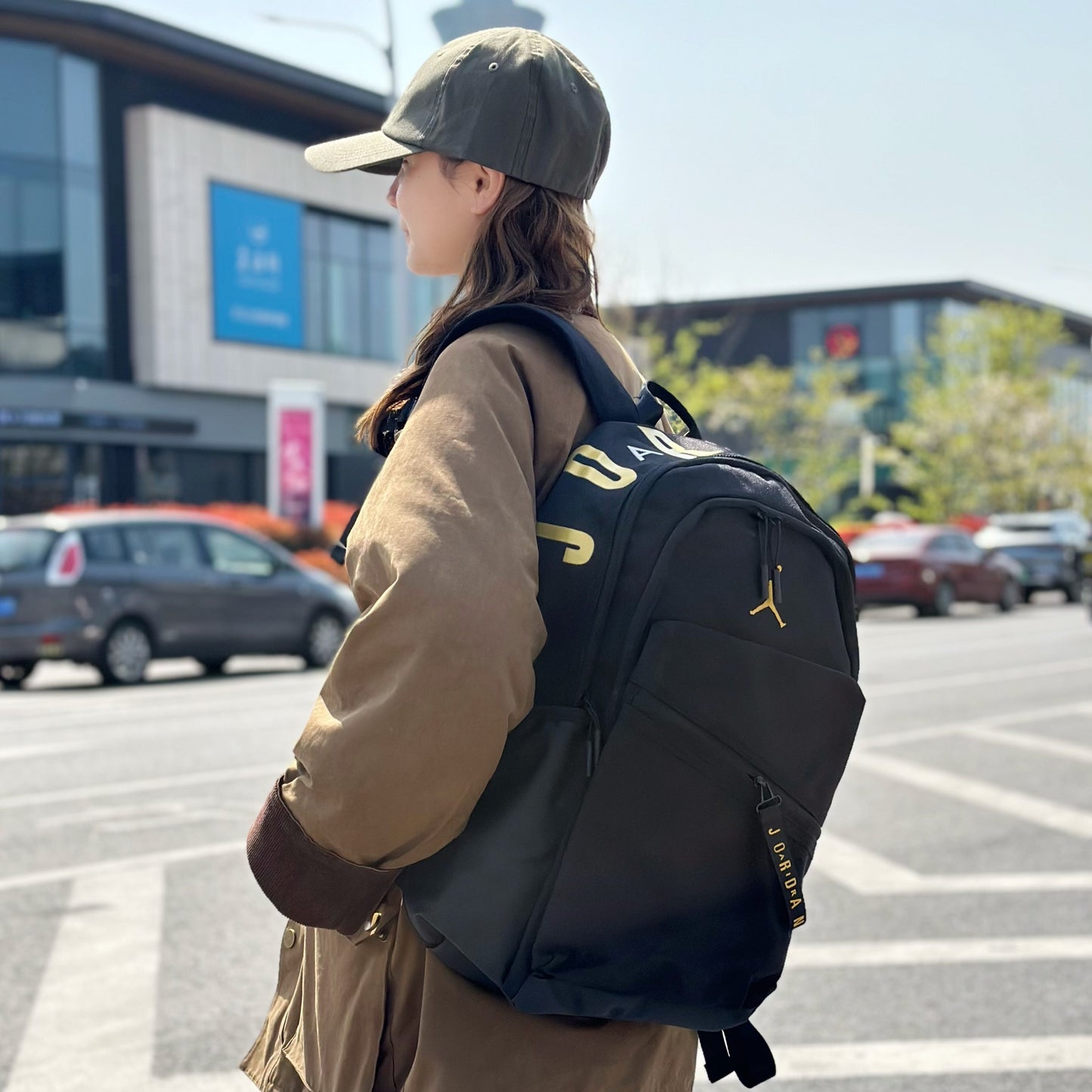 Jordan Webbing Logo Unisex Backpack