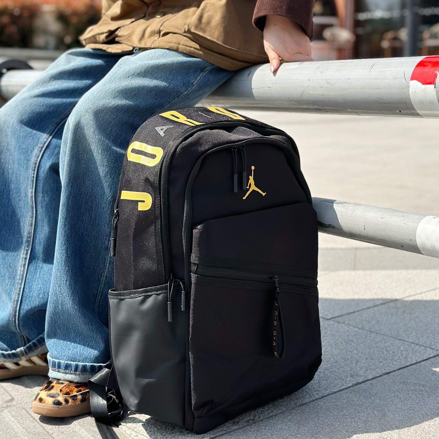 Jordan Webbing Logo Unisex Backpack