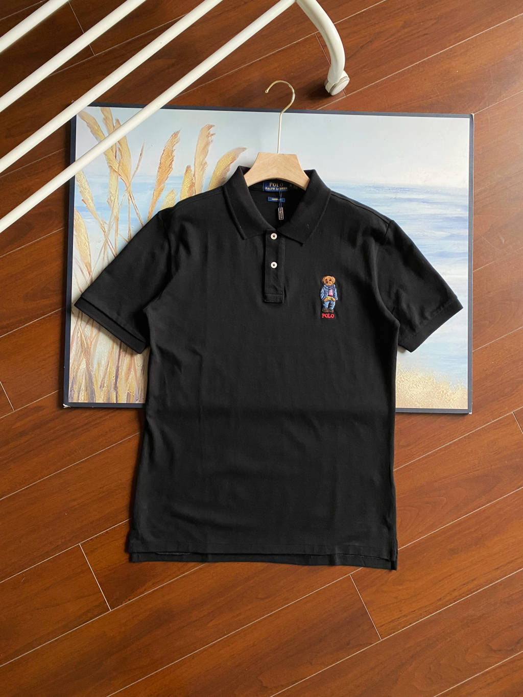 Ralph Lauren Bear Embroidered Polo Shirt