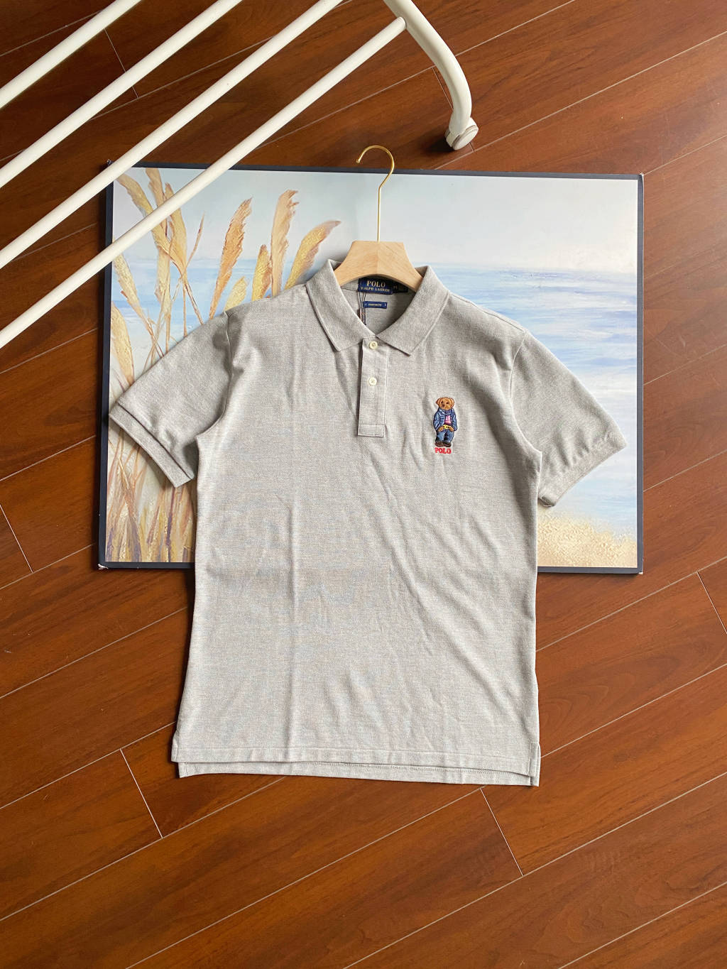Ralph Lauren Bear Embroidered Polo Shirt
