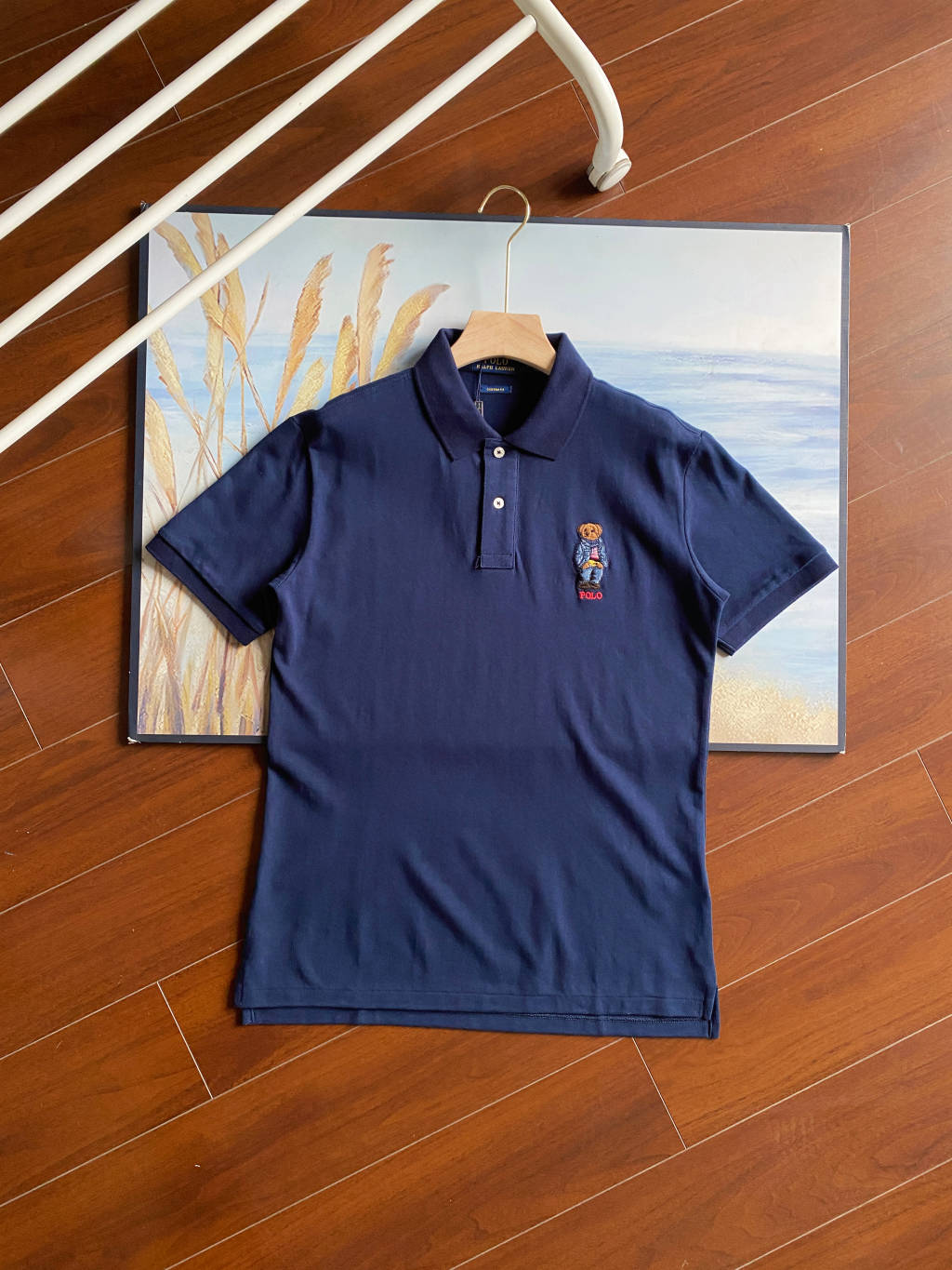 Ralph Lauren Bear Embroidered Polo Shirt