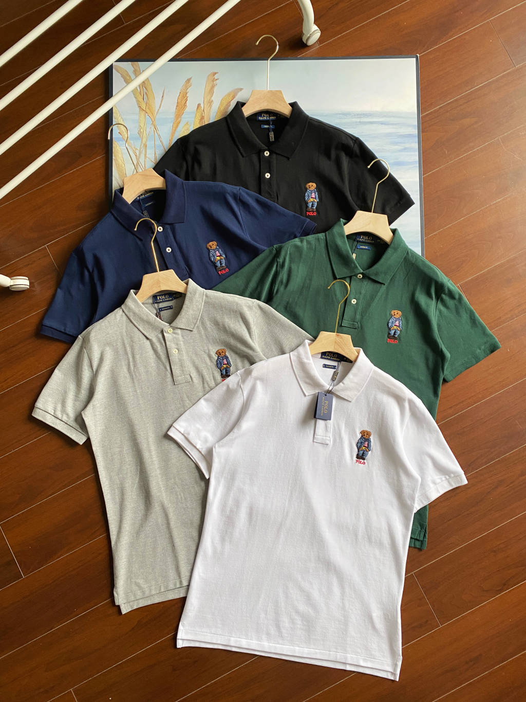 Ralph Lauren Bear Embroidered Polo Shirt
