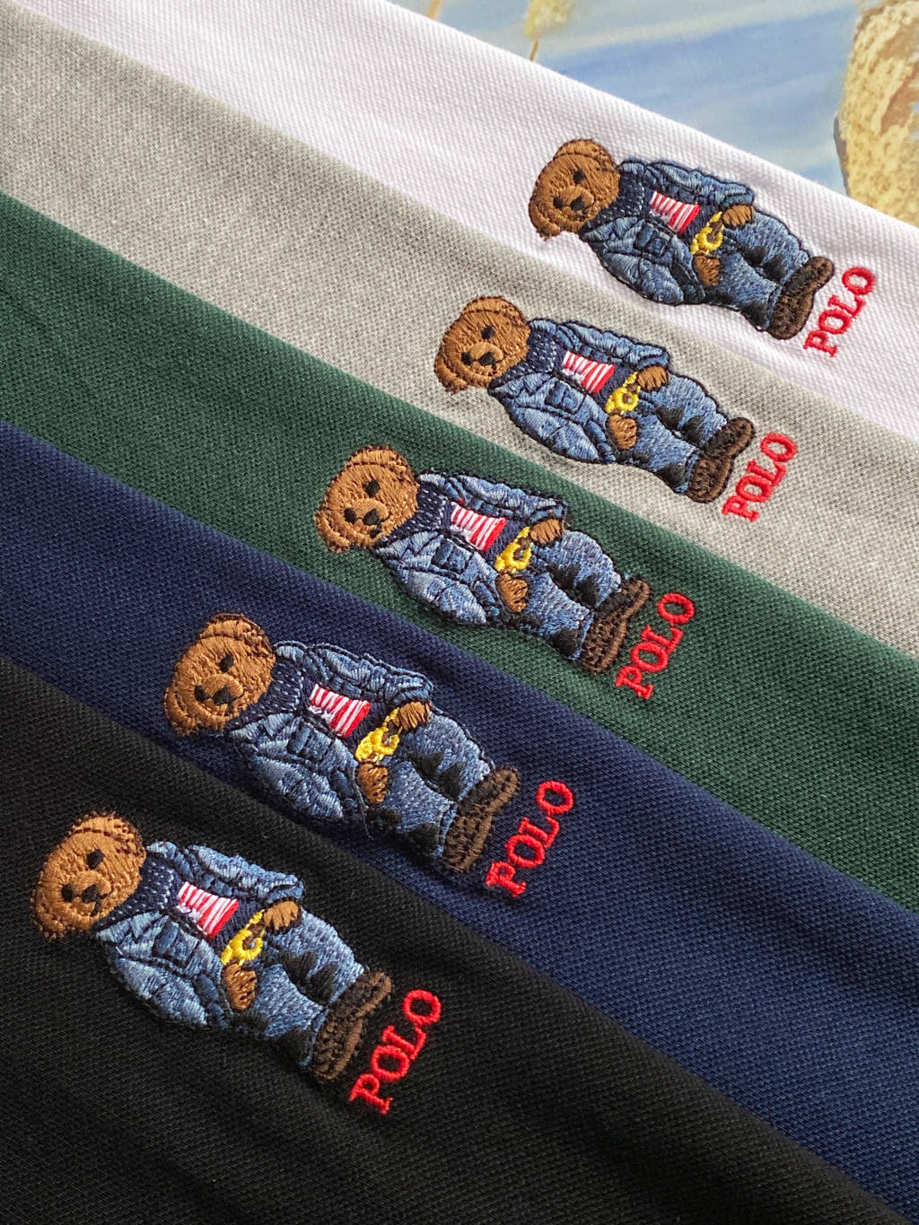 Ralph Lauren Bear Embroidered Polo Shirt