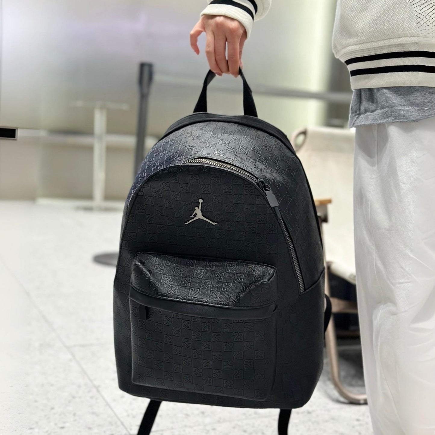 Jordan Double-Layer PU Backpack