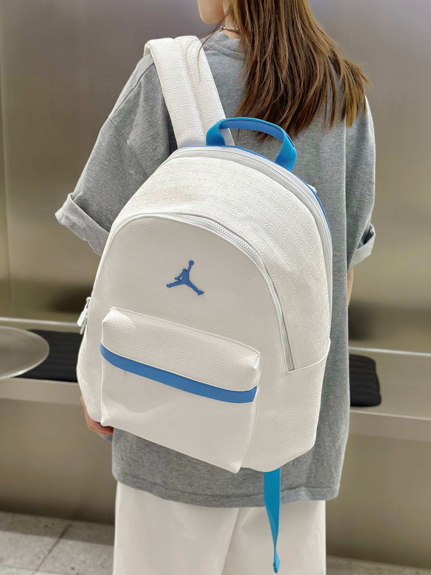 Jordan Double-Layer PU Backpack
