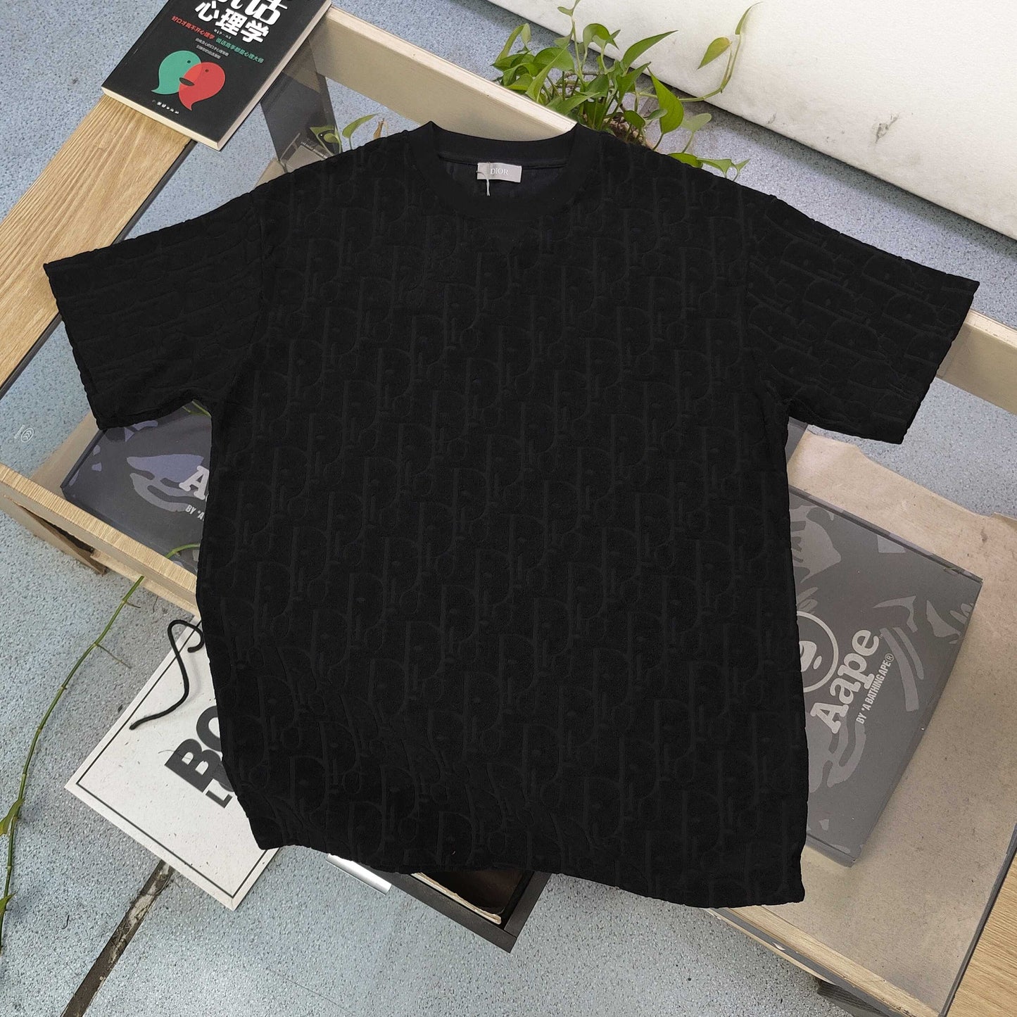 Dior Allover D Logo Jacquard Loose T-Shirt – 2025SS Collection