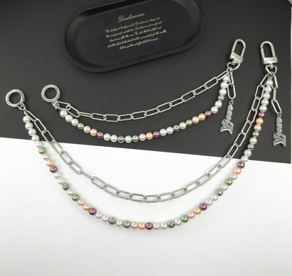 Louis Vuitton Pearls Belt Chain & Bag Charm