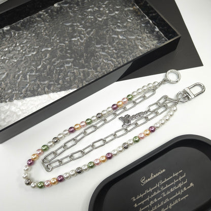 Louis Vuitton Pearls Belt Chain & Bag Charm