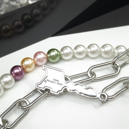 Louis Vuitton Pearls Belt Chain & Bag Charm
